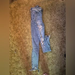 American eagle ripped jeans